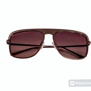 COPY - Sojos unisex Y2K metallic aviator glasses